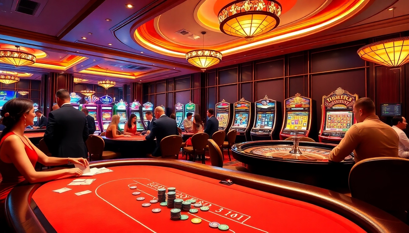 AF88 offers thrilling casino action with poker tables, roulette wheels, and vibrant slot machines.