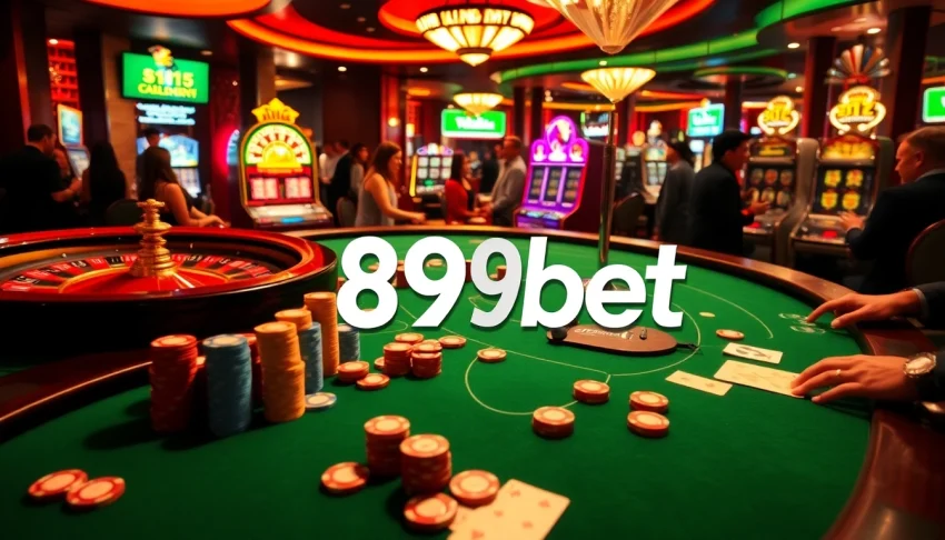 Experience the thrill of winning at 89bet's lively casino, with poker tables, spins of roulette, and vivid slot machines.