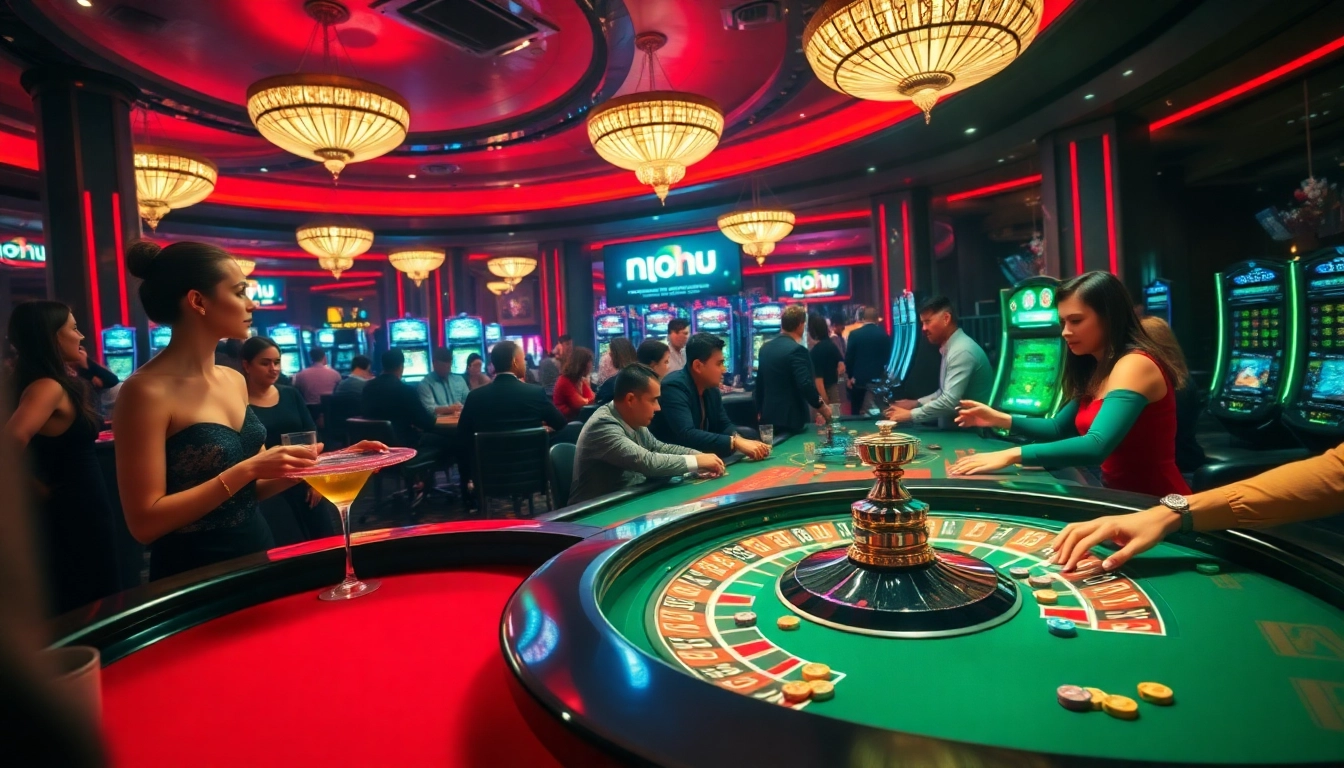 Experience high-stakes excitement at Nohu, the VIP gambling lounge featuring poker tables, roulette, and vibrant nightlife.