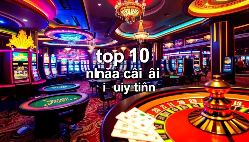 Experience the thrill of top 10 nhà cái uy tín with poker and slot machines in a luxury casino setting.
